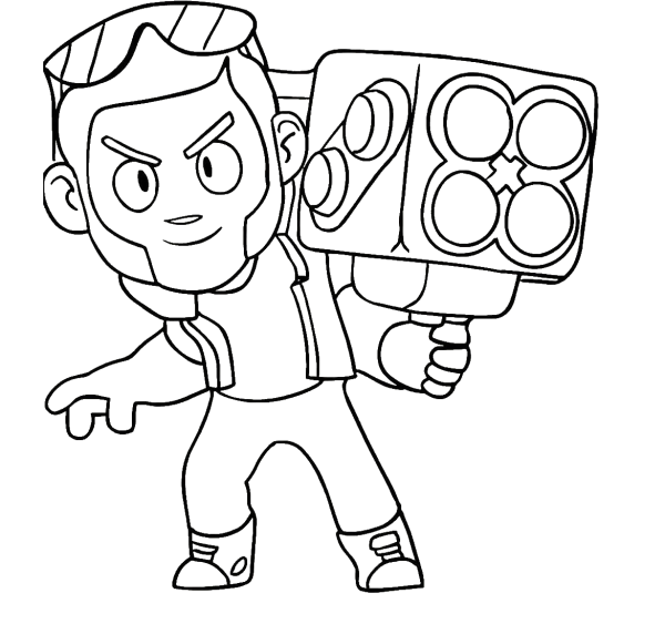 Раскраска Браво старс Джесси