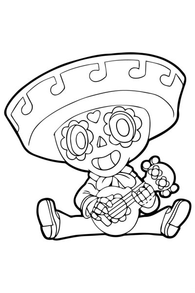 Brawl Stars раскраска поко