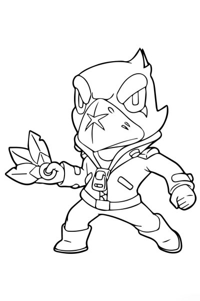 Раскраски БРАВЛ старс кр