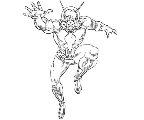 Человек муравей Марвел