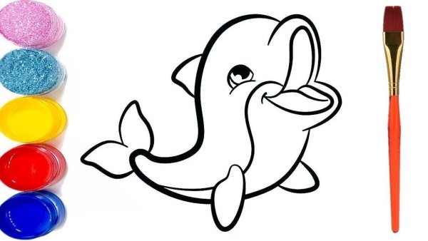 Краски раскраска для детей