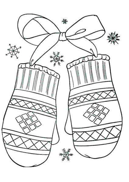 Раскраска елочка Новогодняя