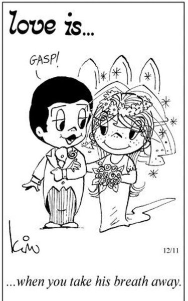 Раскраска жвачка Love is
