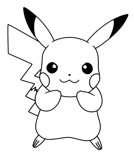 Раскраски покемоны Пикачу