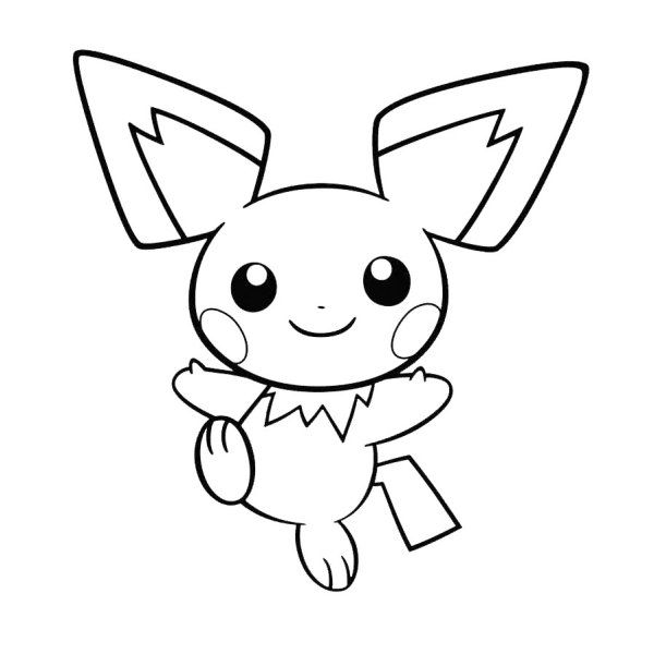 Раскраска Пикачу