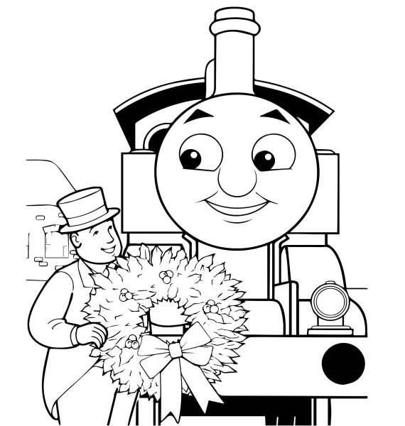 Томас и его друзья. Раскраска