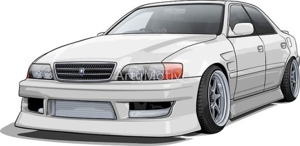 Toyota Chaser jzx100 рисунок