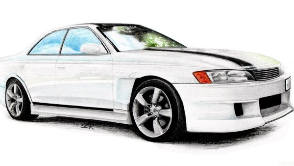 Toyota Mark 2 90 вектор