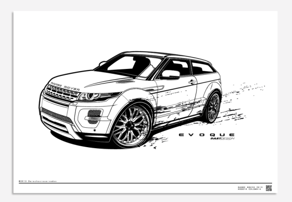 Land Rover range Rover Evoque контур