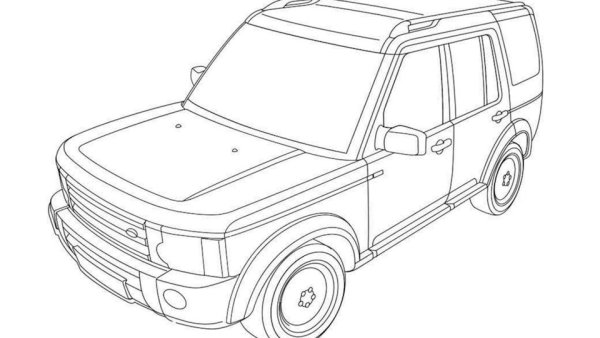 Раскраска ленд Ровер Фрилендер 2