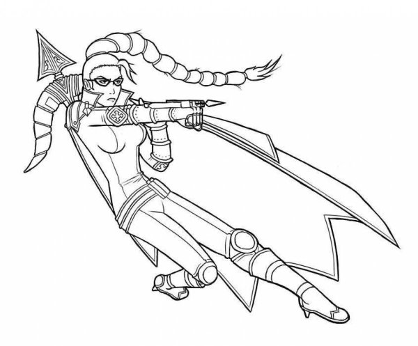 Раскраска лига легенд