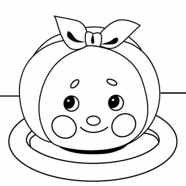 Мишка раскраска из сказки Колобок