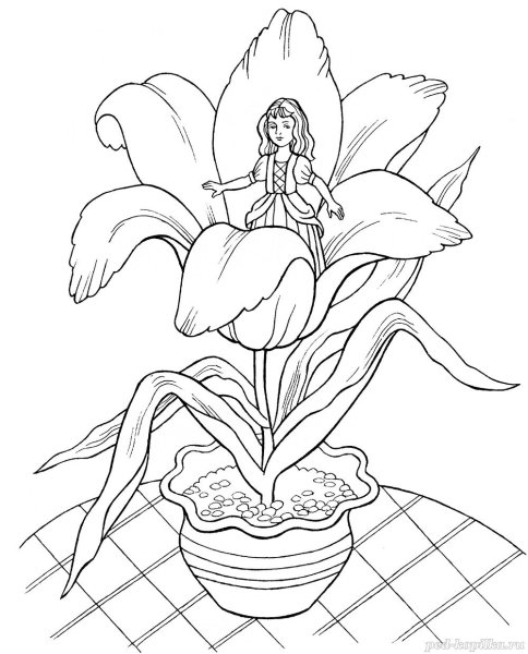 Ганс христиан Андерсен Дюймовочка