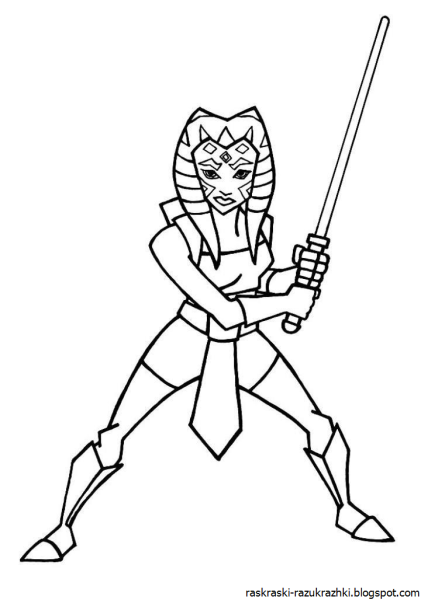 Раскраски Звездные войны герои лего