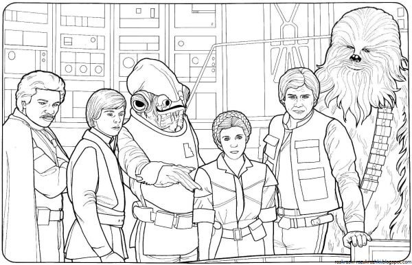 Раскраска Звездные войны Палпатин