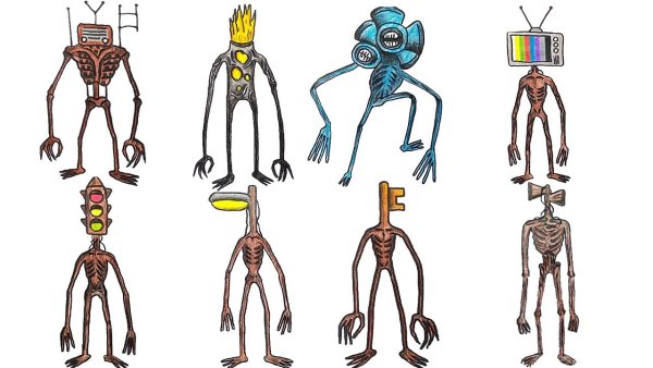 Как нарисовать сирено головово