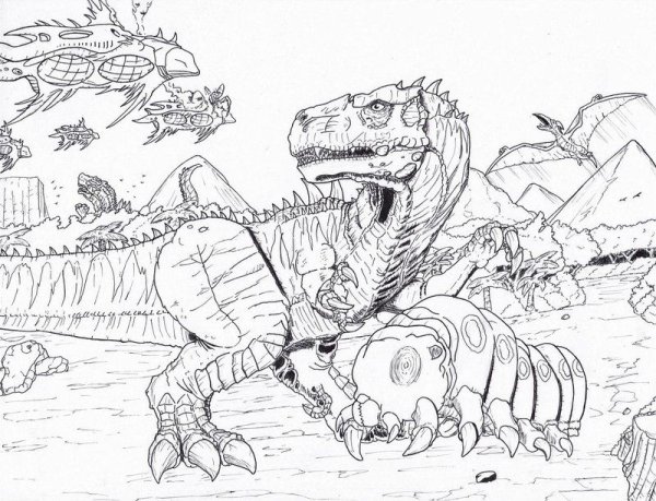 Монстры Хендерсона раскраска