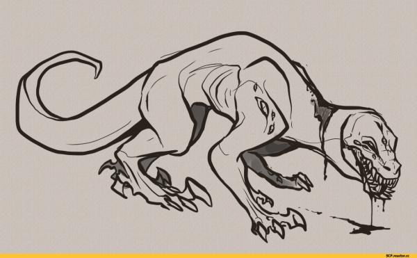 SCP 682 объекты для рисования