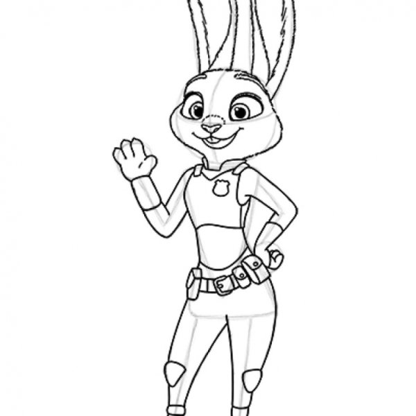 Зверополис раскраска ник и Джуди