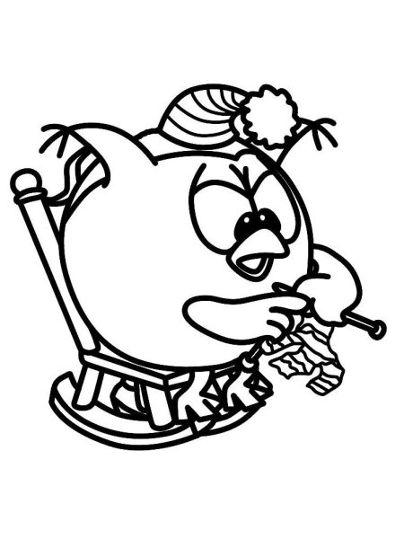 Раскраска Смешарики Совунья