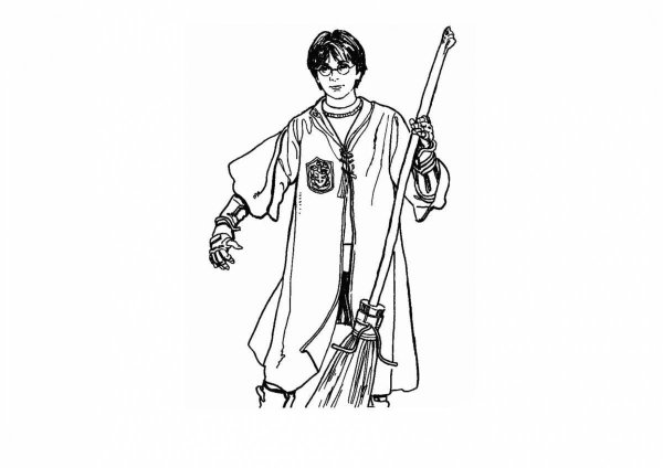 Гарри Поттер квиддич рисунок