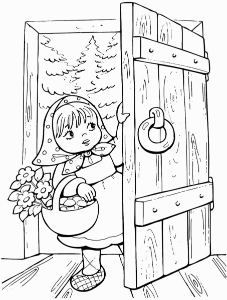 Задания по сказке 3 медведя раскраска