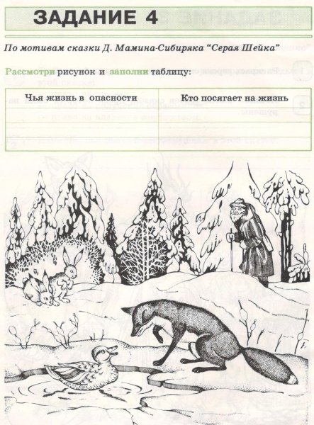 Мамин-Сибиряк серая шейка разукрашка