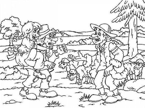 Шварц сказка о потерянном времени раскраска