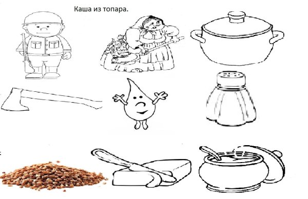 Каша из топора мнемотаблица