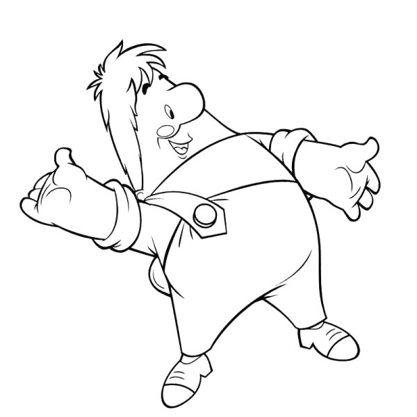 Карлсон раскраска