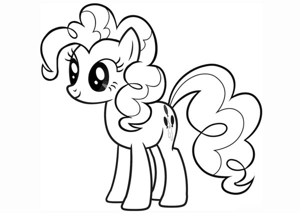 Раскраска. Пони