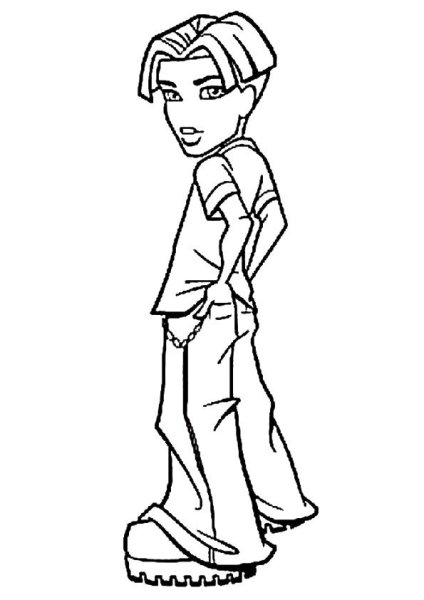 Раскраска для подростка