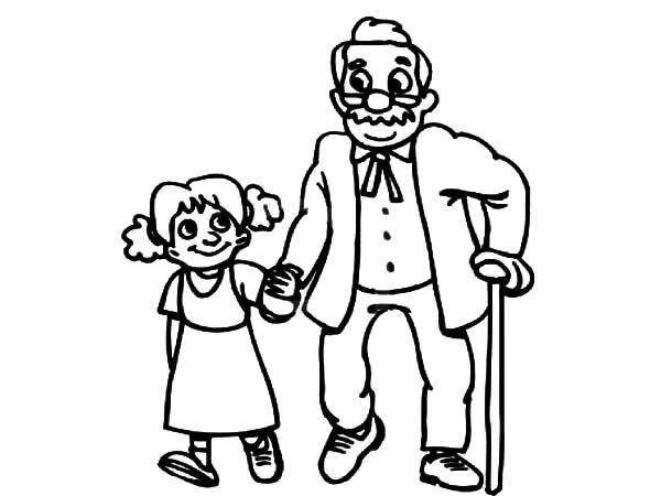 Рисунок для дедушки от внучки