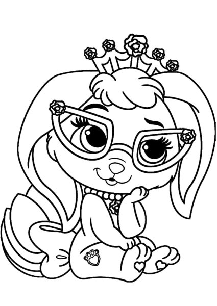 Раскраска питомцы Дисней