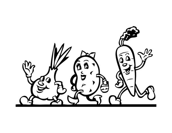 Раскраска витамины