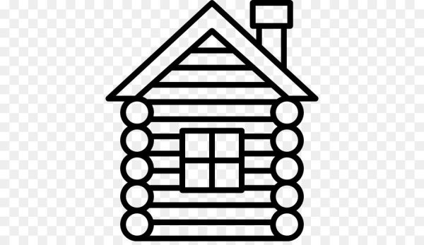 Избушка раскраска для детей