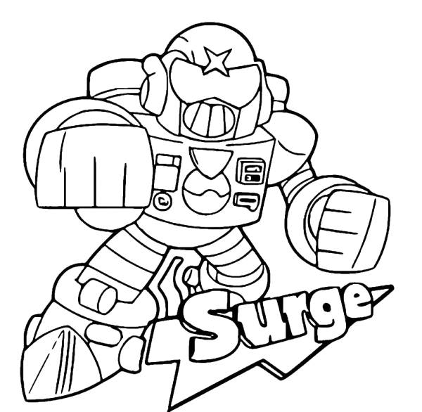 Раскраска Браво старс Лу боец