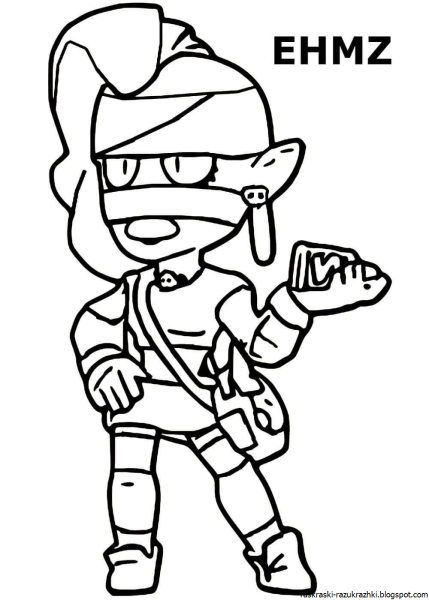 Раскраска Браво старс ЭМЗ