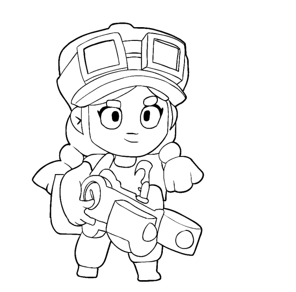 Раскраски Браво старс Джеки