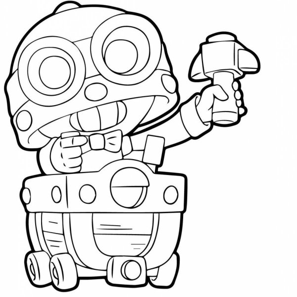 Раскраски Браво старс Эдгар