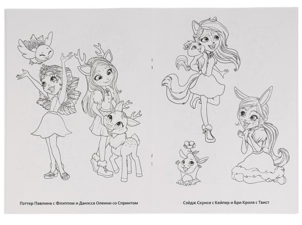 Раскраска. Энчантималс