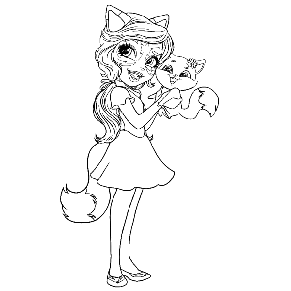 Enchantimals раскраска