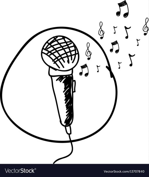 Микрофон карандашом