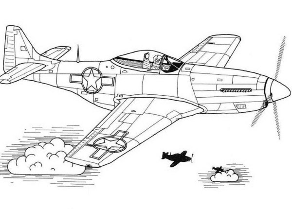 Ил-2 истребитель раскраска