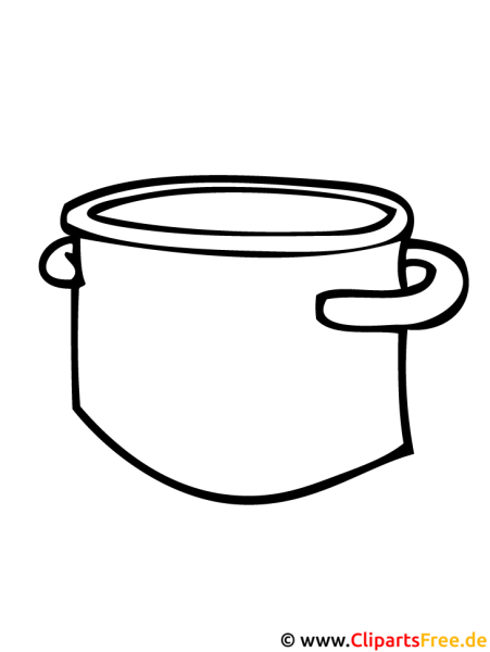 Кастрюля раскраска