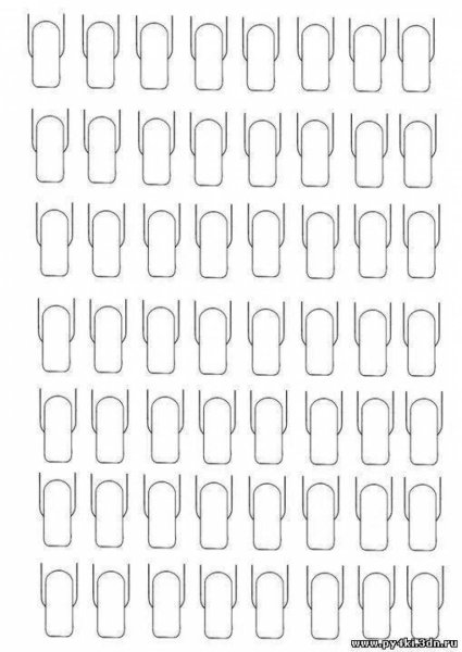 Трафареты ногтей для рисования