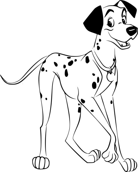 Дисней Далматинцы раскраска