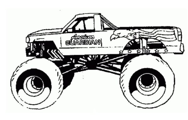 Bigfoot Monster Truck чертеж
