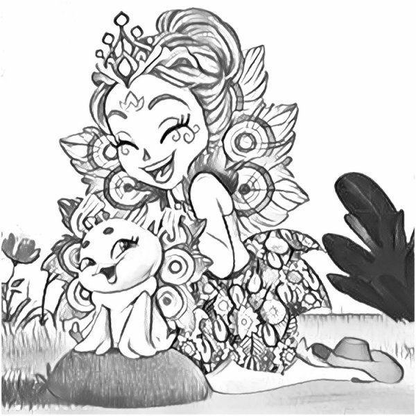 Энчантималс n РЛ 1902 раскраска-Люкс