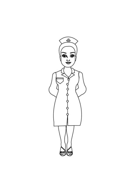 Медсестра рисунок